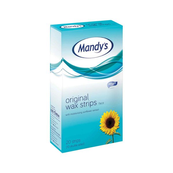 Mandy's Original Face Wax Strips - 20 Strips