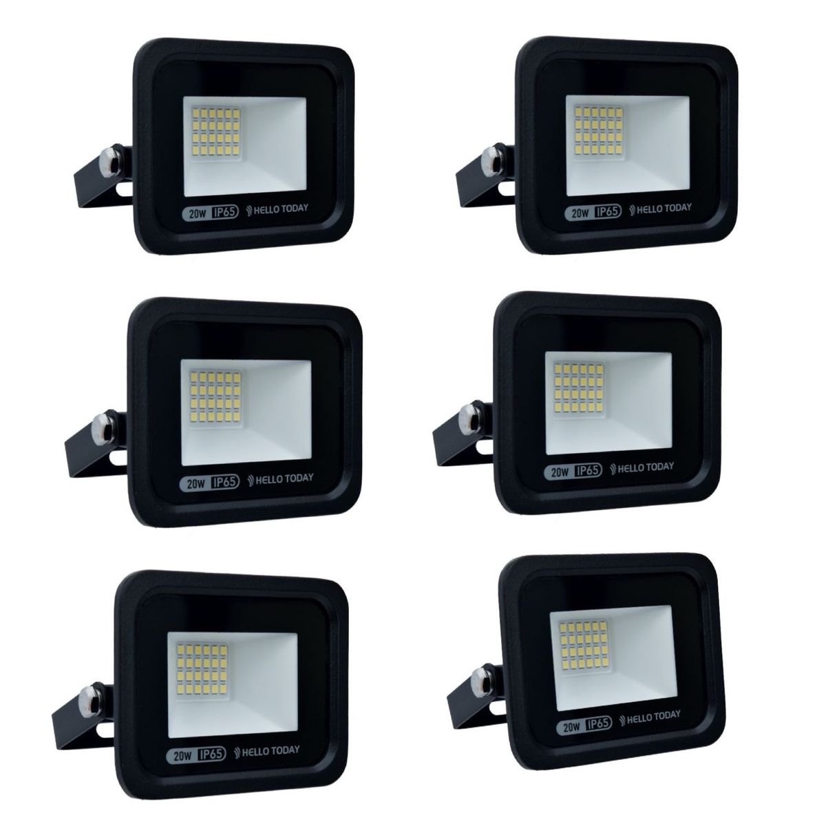 6 Pack 20W LED Flood Light Outdoor IP65 Waterproof | Shop Today. Get it Tomorrow! | takealot.com