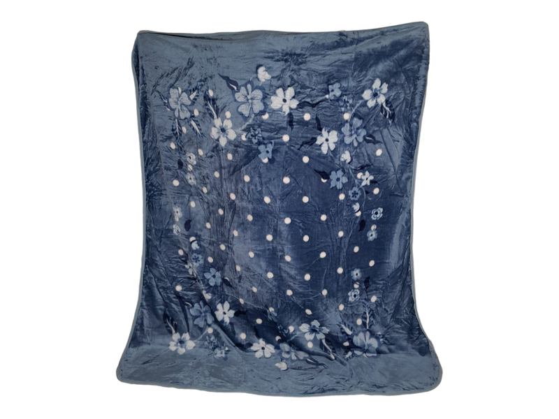 Double Size IYWA Blanket - One-Ply - Warm and Comfy - Purple- 1.5kg - W1