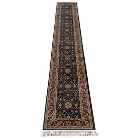 Navy / Red Vintage Persian Passage Carpet Runner Rug - 500 x 80 cm ...