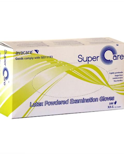 SuperCare - Examination Gloves Latex Medium X 100's