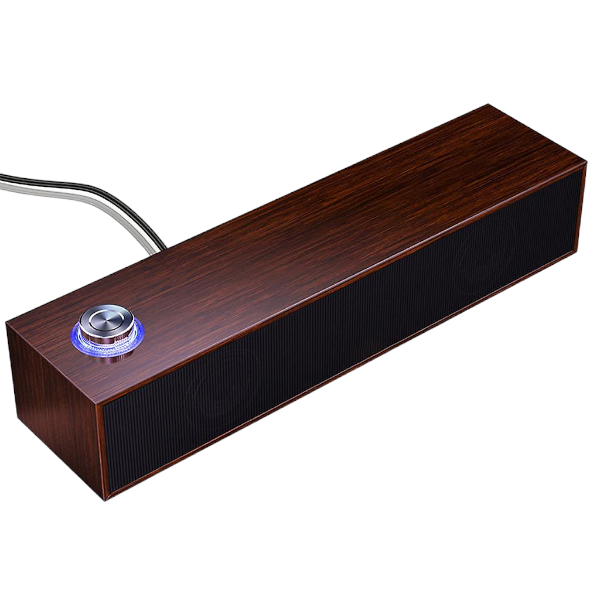 LEERFEI -E-1001 Wooden Multimedia Digital Wired Speaker