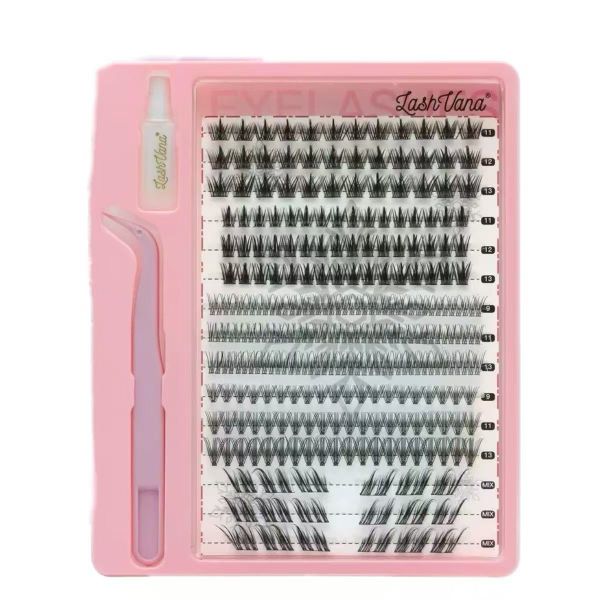 303 Pieces False Eyelash Extensions 11-13mm Eyelash Set Salon Effect