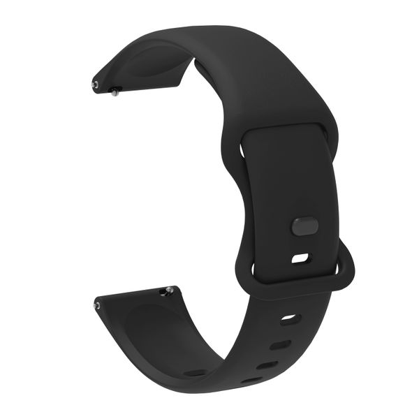 22mm Watch Strap Compatible with Samsung/Huawei/Garmin/LG - Black