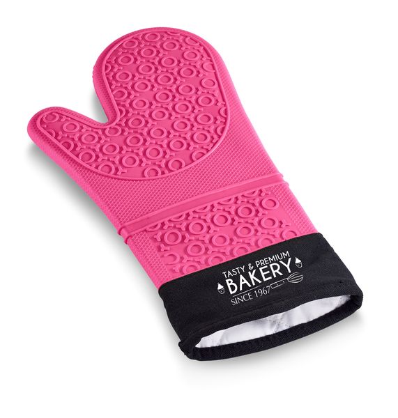 Masterclass Silicone Oven Gloves - Pink