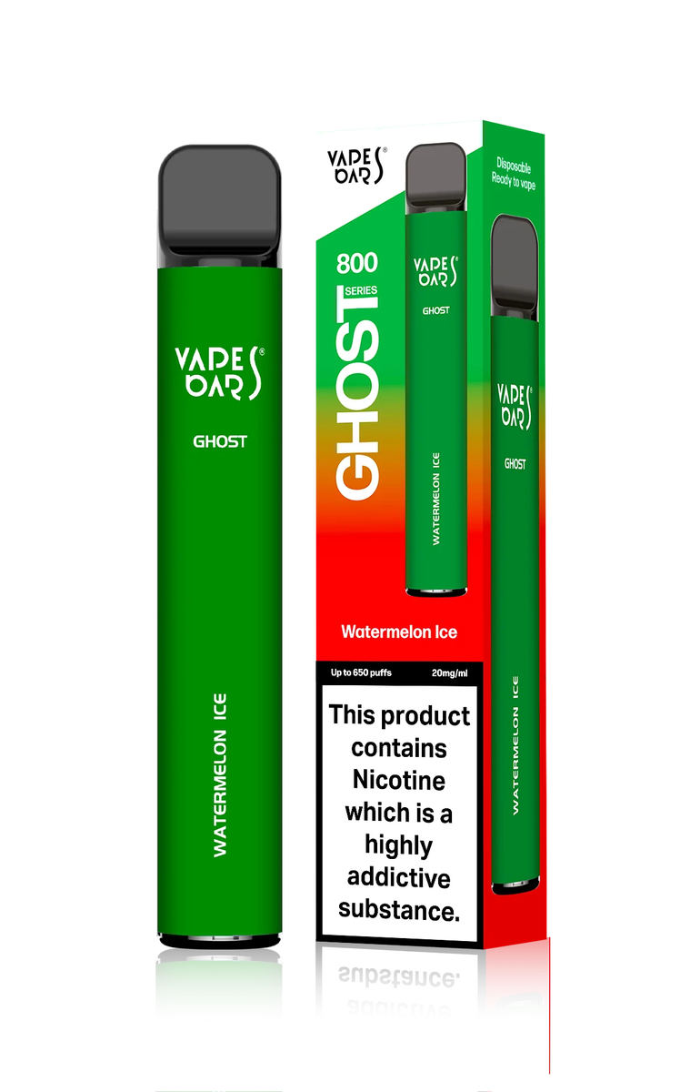 Vapes Bars Ghost 800 Puff - Watermelon Ice | Shop Today. Get It ...