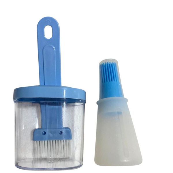 Silicone Oil Dispenser Container with Brush &amp; Silicone Oil Bottle Brush
