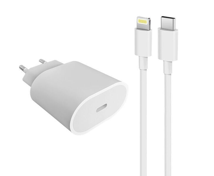25W USB-C Power Adapter &amp; Cable Compatible with iPhones &amp; iPads -1m
