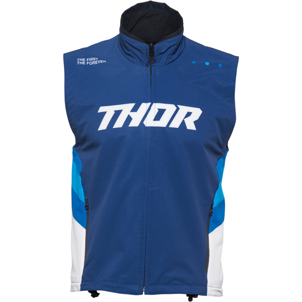 Thor Warmup Navy &amp; White Vest image