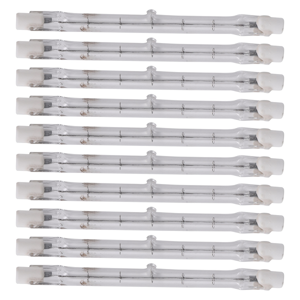 R7S Halogen Light Bulb 118 Mm 200 W 230 V Pack Of 10 Halogen Rod Lamp