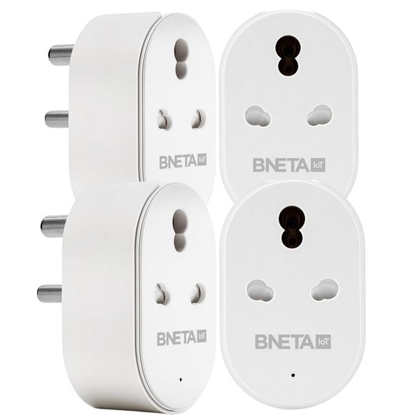 BNETA WiFi Smart Power Plug SA 2 &amp; 3 Pin Four Pack