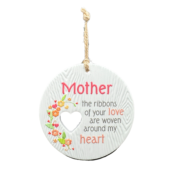 Piece of my Heart Ceramic Plaque - Mother