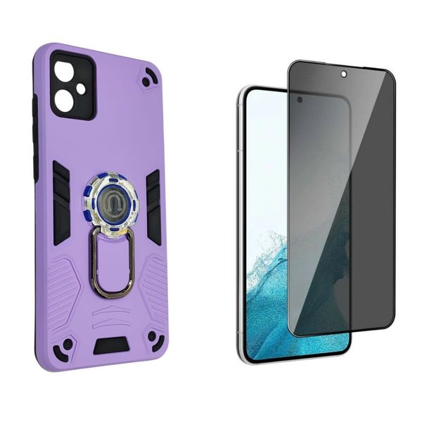 New Hard Cover &amp; Privacy Glass Combo Compatible with Samsung Galaxy S25 ULTRA