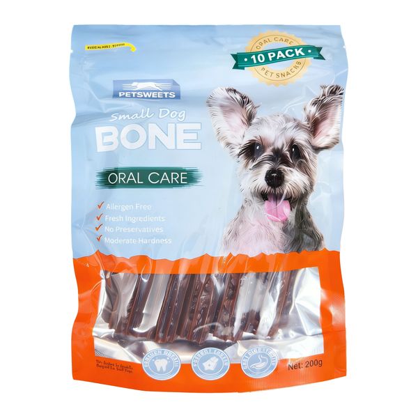 1 Pack 10 Pieces Dog Dental Stix Dog Dental Sticks - Beef Flavor