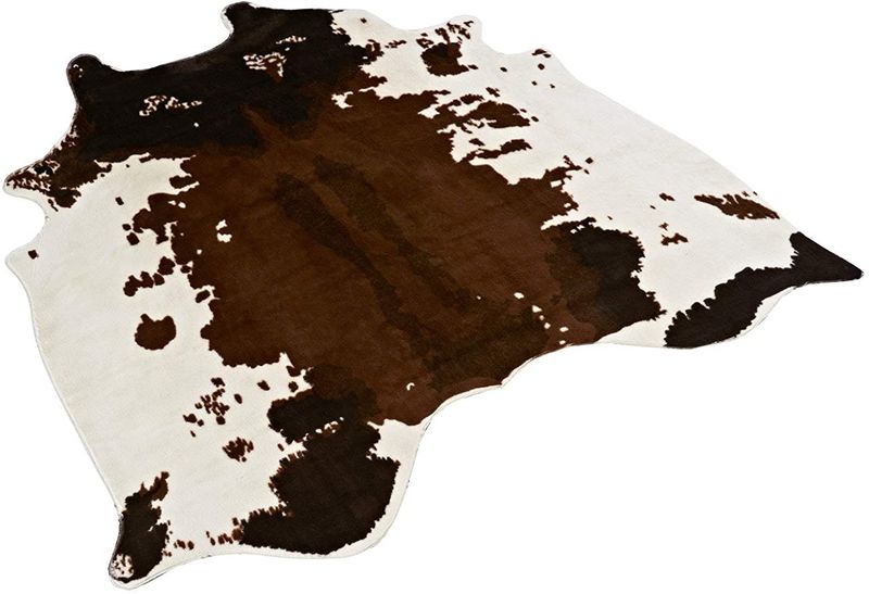 Brown Cow Print Rug(1.2M X 1.6M)