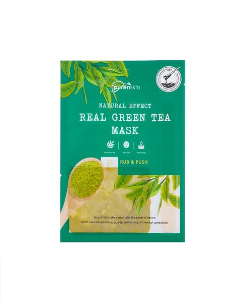 Purenskin - Natural Effect Real Green Tea Mask (Parallel Import)