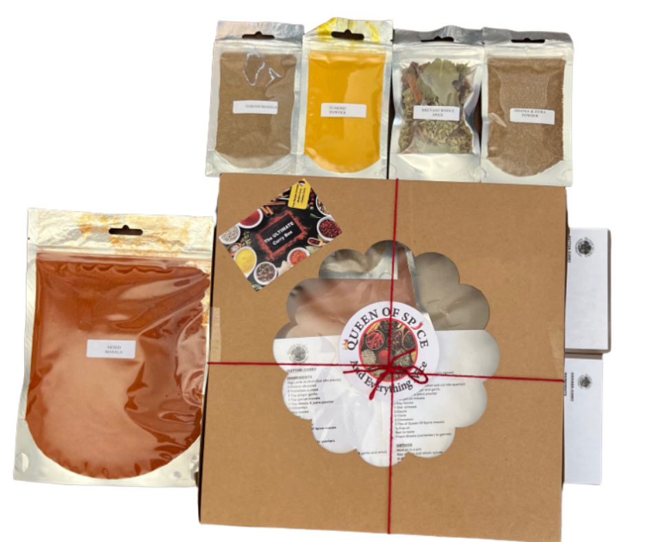 The Ultimate Curry Box includes 5 Spices and 2 Recipes Buy Online