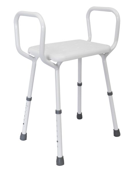 Shower Chair, Height Adjustable with Arms