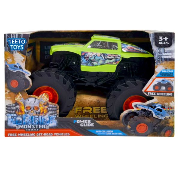 Dinosaur Monster Truck Toy - Pretend Play Car - Toys for Kids and Boys