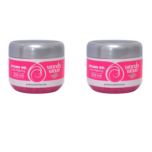 Wonda Wave - Styling Gel Non - Flaking - 250ml Pack of 2