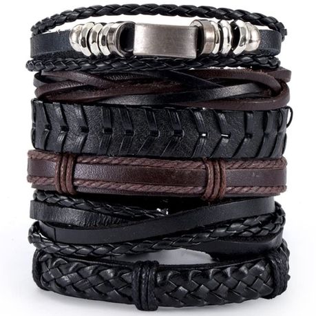 Braided Leather Bracelet, Men's Valentines, Leather Bracelet Men