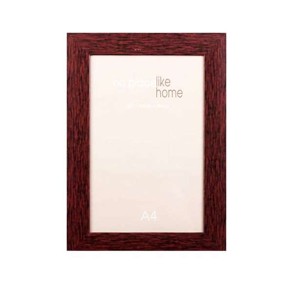 Upstairs Homeware Certificate Picture Frame – Plastic Mahogany A4 Size