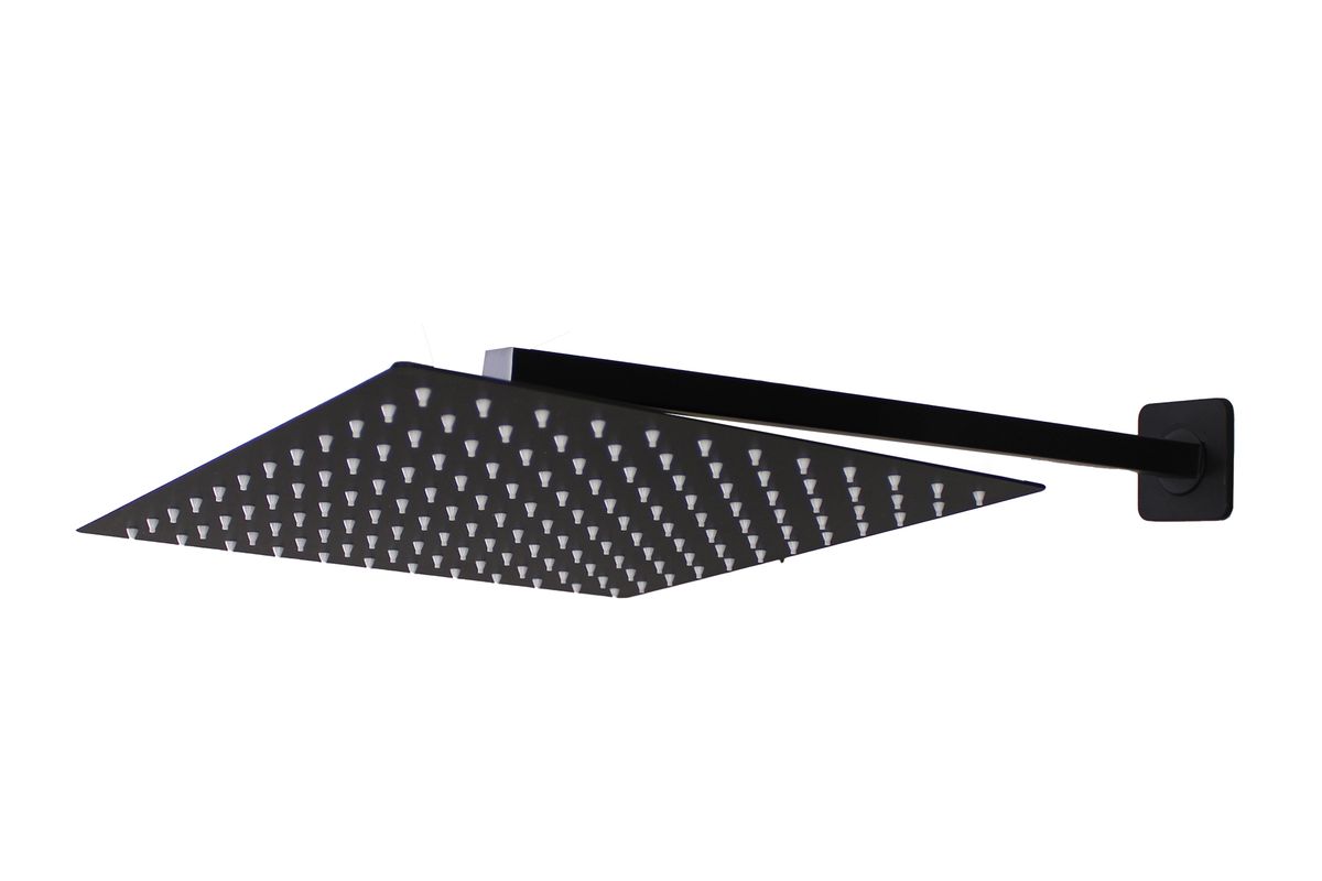 LMA 40CM Rectangular Shower Arm & 30CM Square High-Pressure Shower Head Set