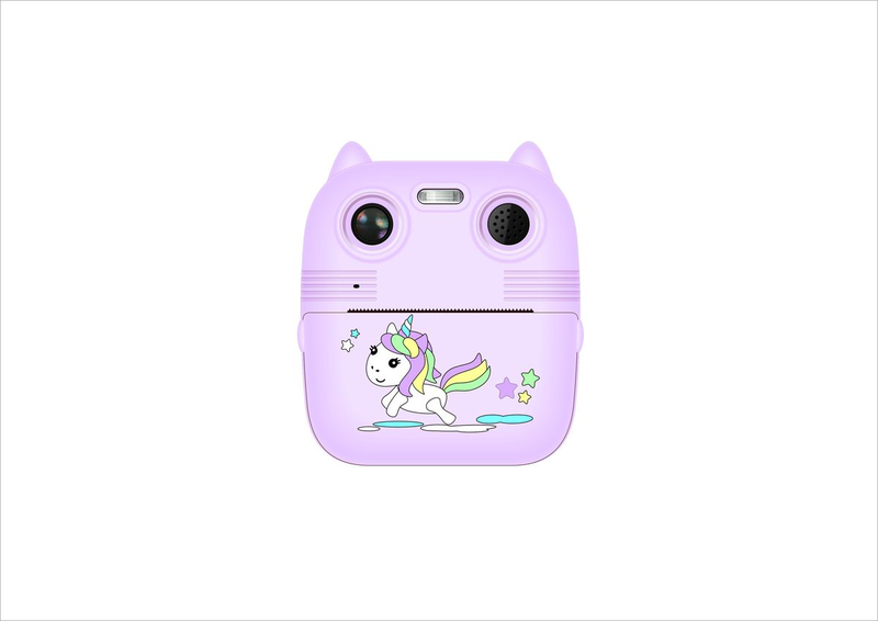 Children's Print Camera Instant Photo with 32GB Card 3 Rolls Thermal Paper