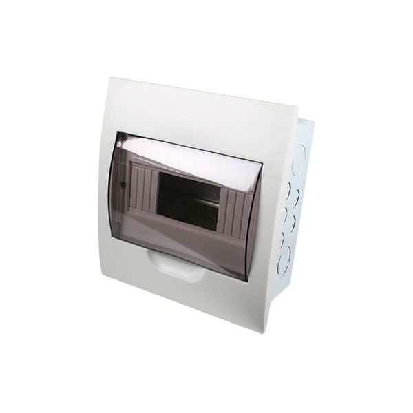 ACDC - White DIN DB 8-Way Flush With Door And Tray