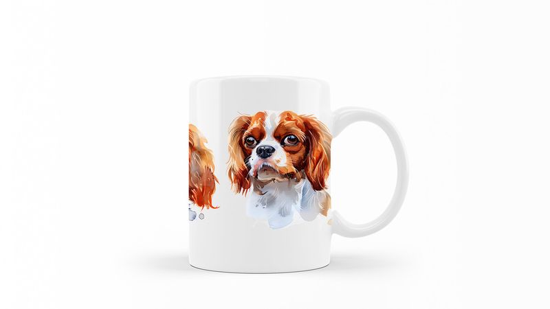 English-Toy-Spaniel Printed Coffee Mug DSGN290