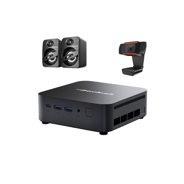 Buysave Decibell Mini PC Bundle AMD Ryzen 7 7735HS 16GB 1TB Win11Pro