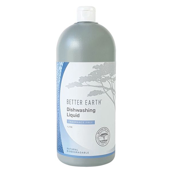 Better Earth Dish Washing Liquid - Fragrance Free