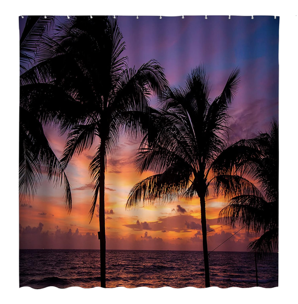 Home Waterproof Fabric Bathroom Shower Curtain