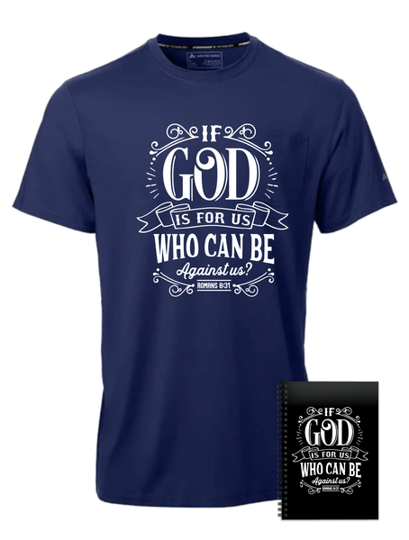 God is for Us Christian Navy T-shirt Birthday Christmas Gift-402