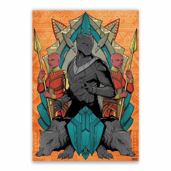 Black Panther Army Poster - A1