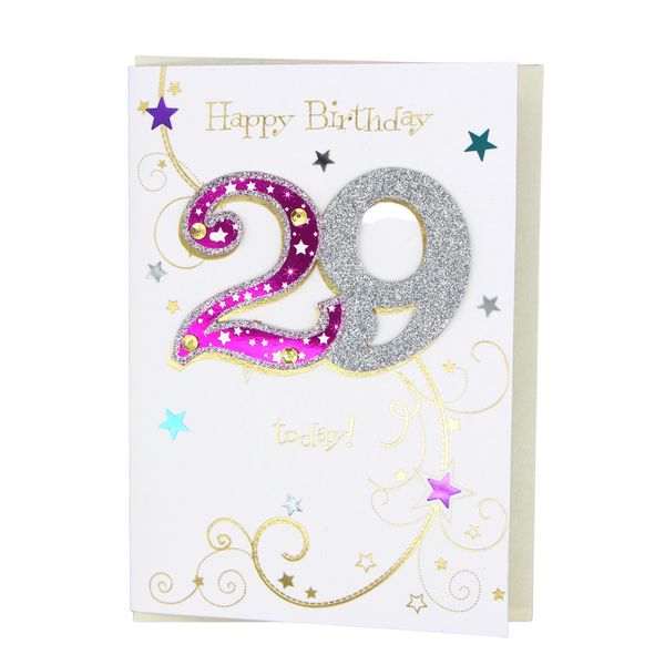 Happy 29th Birthday card