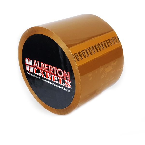Alberton Labels - 50m Extra Wide Buff Tape (Buff Tape) x 72mm
