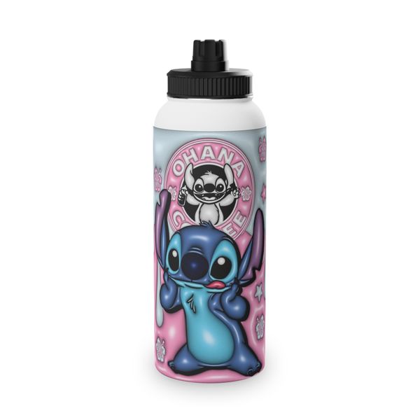 3D Stitch Coffee 850ml Metal Water Bottle
