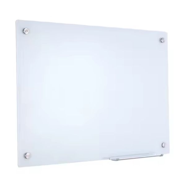 Magnetic Glass Whiteboard with Accessories - 1000x1500mm
