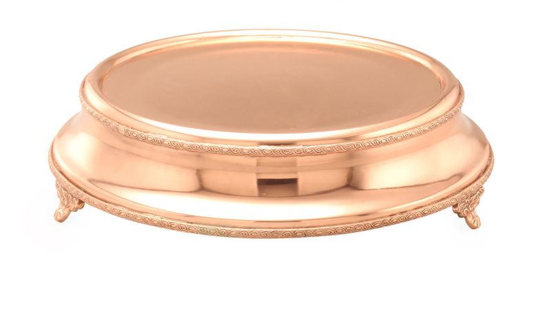 Rose Gold Cake Stand With Legs