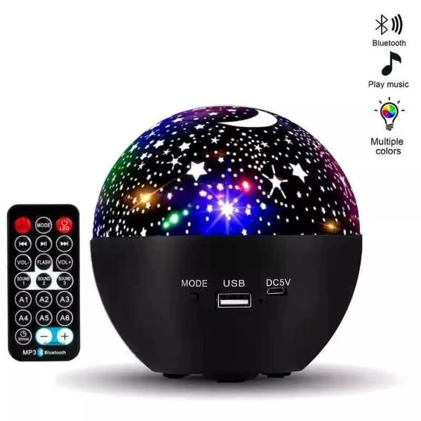 LED Mini Bluetooth Speaker and Star Light