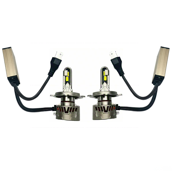 Ecomlight - L86 H4 LED Headlight Bulbs - 480W 48000LM 12-80V 6000K - 1 Pair