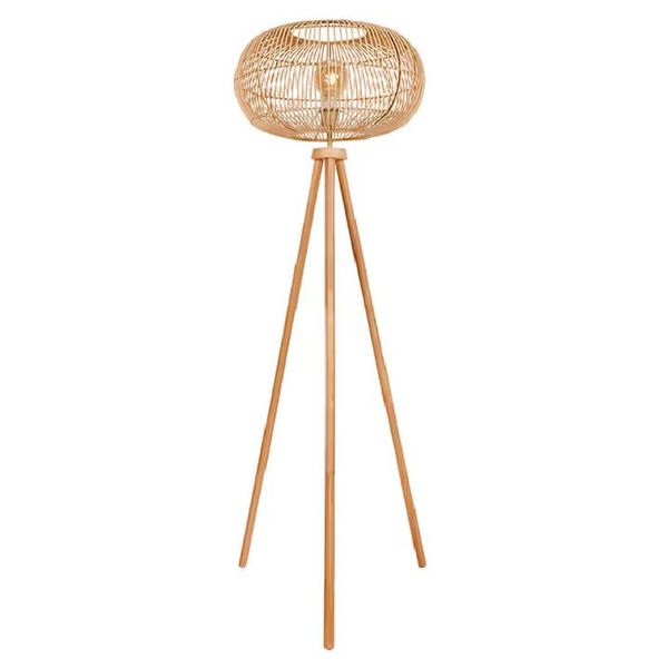 Eurolux - Nature Wooven Rattan - Marina Floor Light