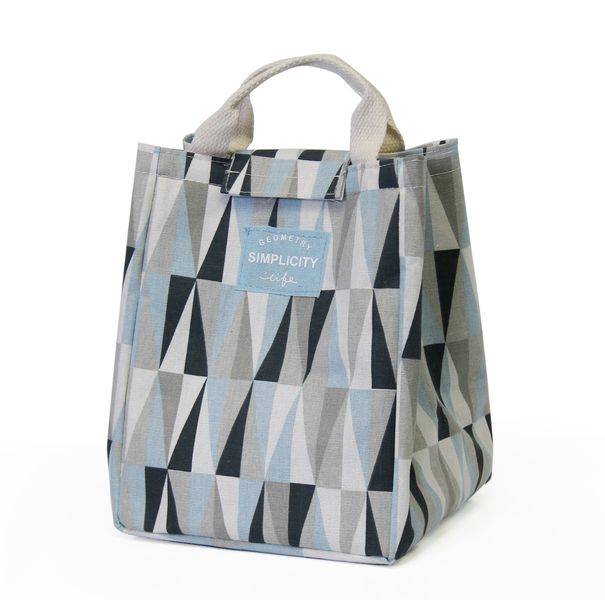 Fine Living Lunch Bag - Blue/Grey
