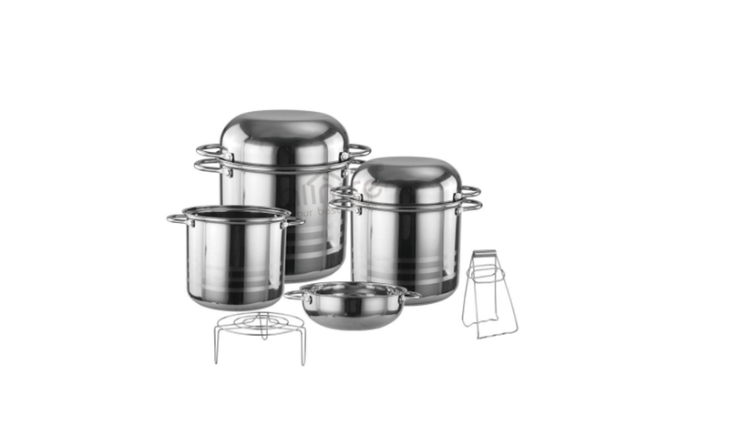 Stainless Steel 8-Piece Cookware Set