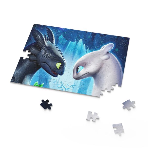 Light &amp; Night Fury 120 Piece Puzzle