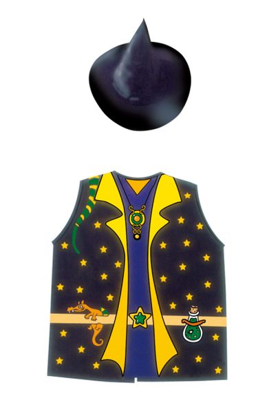 Halloween Witch - Role Play Costume For Kids -Pretend, Dress Up Outfit