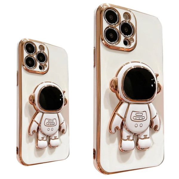 3D Astronaut Decor - Anti-Crack - Protective iPhone 13 Pro Max Phone Cover