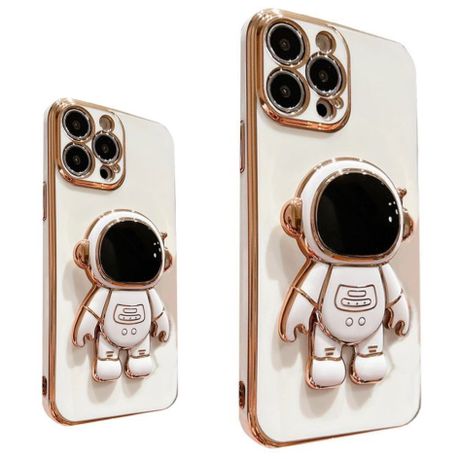 Cartoon Astronaut Decor Anti Crack iPhone 14 Pro Max Phone