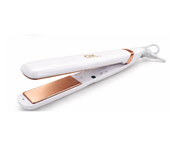 GW-2215 Professional Hair Straightener with Rose Gold Ceramic Plates